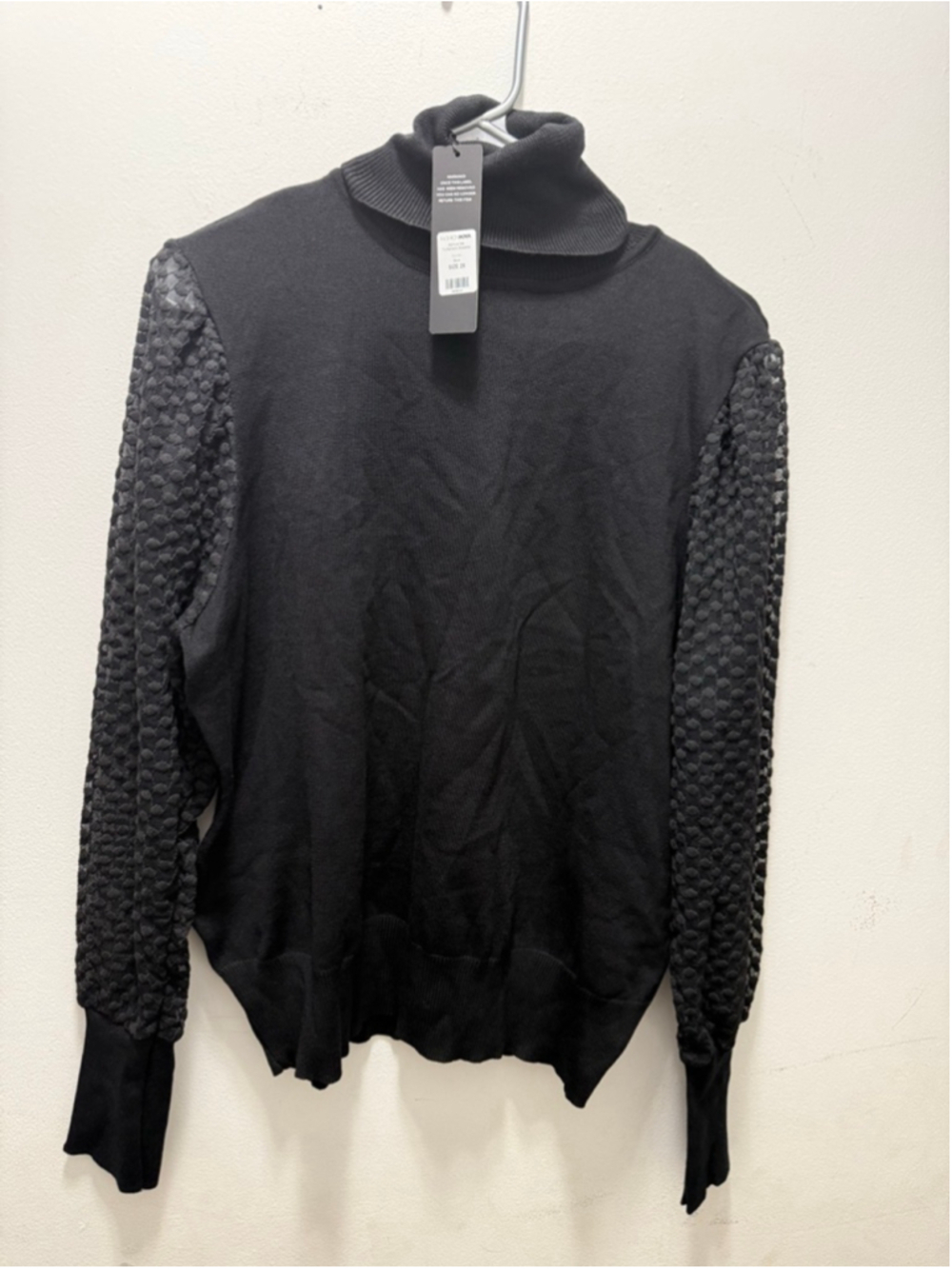 Women's FASHIONNOVA Black Turtleneck Sweater Plus Size 2X